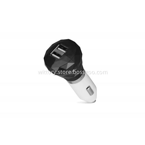 Candy-Colour Series Black Car Charger